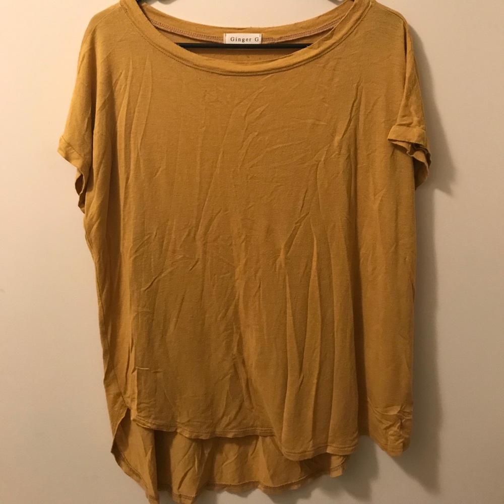 Mustard Yellow “Piko Top”